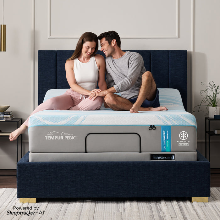 Tempur-Pedic® TEMPUR-ActiveBreeze® Medium Hybrid Smart Bed
