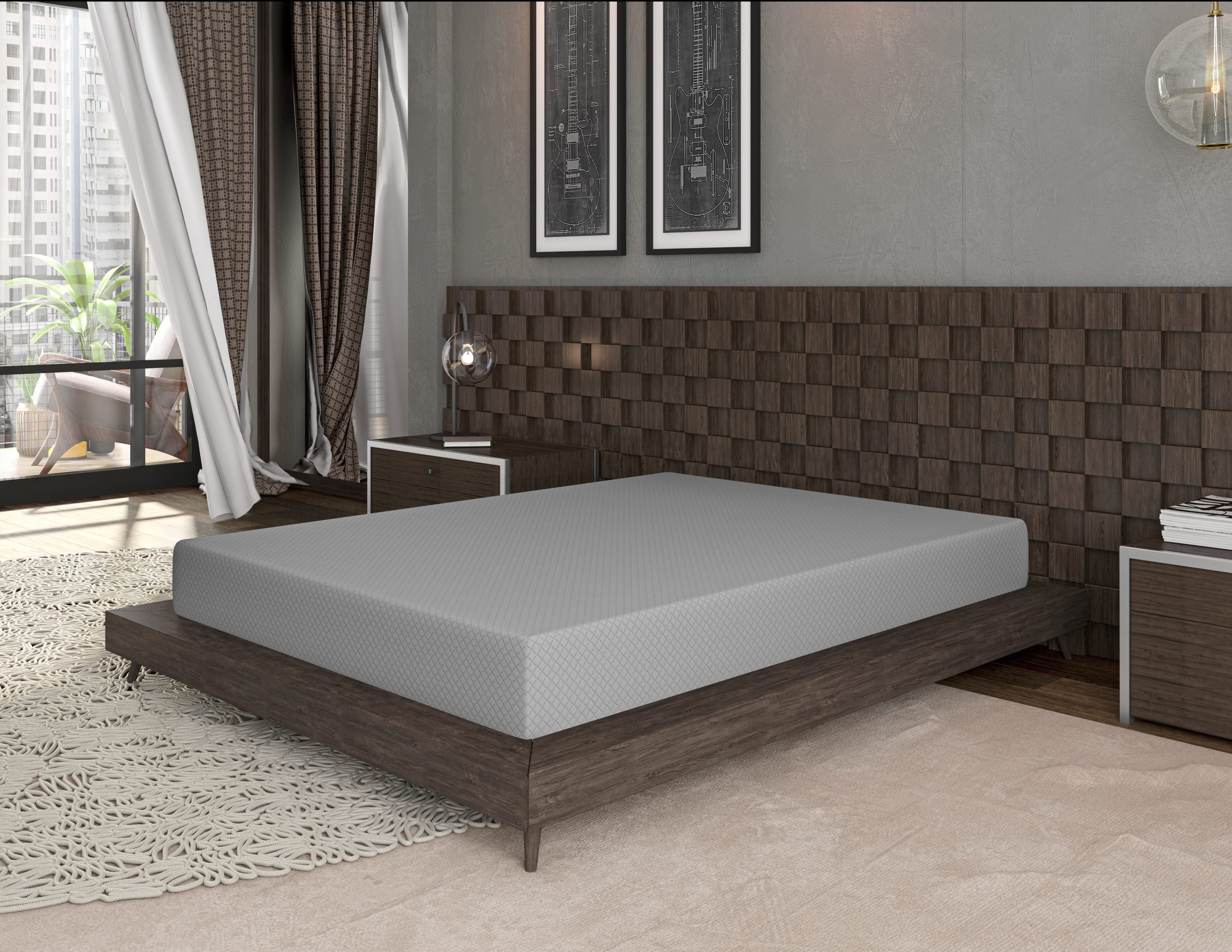 select luxury 10-inch gel comfort foam mattress